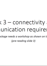 Communication Requirements Presentation
